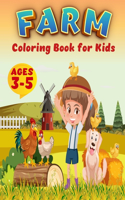 Farm Coloring Book For Kids