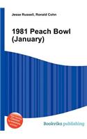 1981 Peach Bowl (January)