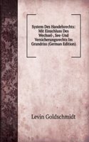 System Des Handelsrechts: Mit Einschluss Des Wechsel-, See-Und Versicherungsrechts Im Grundriss (German Edition)