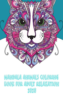 Mandala Animals Coloring Book for Adult Relaxation 2020