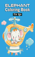 Elephant Coloring Book for Kids