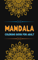 Mandala Coloring Book for Adult