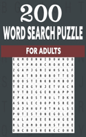 200 word search puzzle for adults