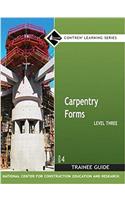 Carpentry Forms Level 3 Trainee Guide, Paperback