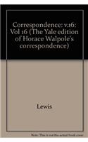 The Yale Editions of Horace Walpole's Correspondence, Volume 16
