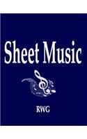 Sheet Music: 50 Pages 8.5" X 11"