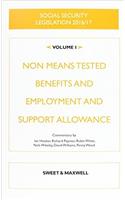 Social Security Legislation 2016/17 Volume 1
