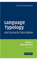 Language Typology and Syntactic Description: Volume 1, Clause Structure