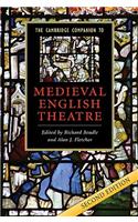 Cambridge Companion to Medieval English Theatre