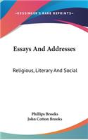 Essays And Addresses