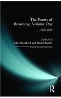 The Poems of Browning: Volume One