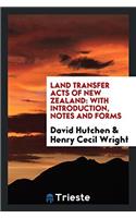 Land Transfer Acts of New Zealand