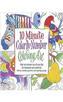 10 Minute Color by Number Coloring Art