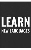 Learn New Languages