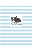 Agenda 2020: Diario Agenda Settimanale Datato con Calendario, Date da Ricordare, Obiettivi, Priorita' e spazio Appunti per i tuoi Pensieri! Weekly Planner 12 Mes