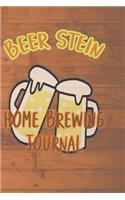 Beer Stein Home Brewing Journal