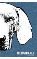 Weimaraner Graph Paper Notebook