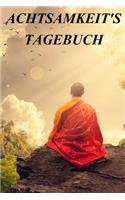 Achtsamkeits Tagebuch: Notiere und plane deine Meditationen I Motiv: Mönch sitzt