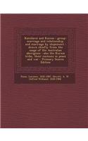 Kamilaroi and Kurnai: Group-Marriage and Relationship, and Marriage by Elopement: Drawn Chiefly from the Usage of the Australian Aborigines: