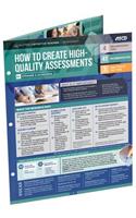 How to Create High-Quality Assessments (Quick Reference Guide 25-Pack)