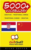 5000+ Croatian - Traditional Chinese Traditional Chinese - Croatian Vocabulary