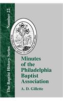 Minutes of the Philadelphia Baptist Association