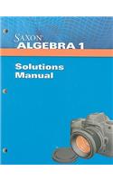 Saxon Algebra 1 Solution Manual
