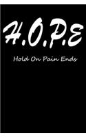 Hope Hold on pain ends