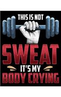 This Is Not Sweat It's My Body Crying