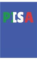 Italia Pisa Notebook: Graph Paper Journal 6x9 - 120 Pages