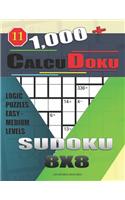 1,000 + Calcudoku sudoku 8x8: Logic puzzles easy - medium levels