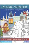 Magic Winter Coloring Book For Adults