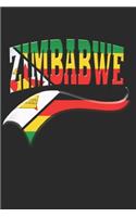 Zimbabwe Notebook: Zimbabwe Notebook - college book - diary - journal - booklet - memo - composition book - 120 sheets - Dot Grid paper 6x9 inch