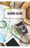 Sierra Leone: Liniertes Reisetagebuch Notizbuch oder Reise Notizheft liniert - Reisen Journal für Männer und Frauen mit Linien