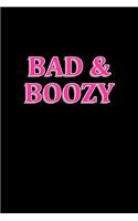 Bad & Boozy: Hangman Puzzles Mini Game Clever Kids 110 Lined Pages 6 X 9 In 15.24 X 22.86 Cm Single Player Funny Great Gift