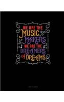 We Are The Music Makers We Are The Dreamers Of Dreams: Menu Planner