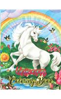 Unicorn Coloring Book: An Adult Coloring Book with Magical Animals, Cute Princesses, and Fantasy Scenes for Relaxation