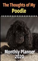 The Thoughts of My Poodle: Monthly Planner