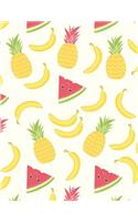Watermelon Notebook Blank: Cute Fruit Sketchbook Blank Paper Book Unlined Unruled Sheet Drawing Sketching Doodle Doodling Painting Journal Sticker Book For Kids Teen Girl Wome(14 Watermelon Notebook Blank)