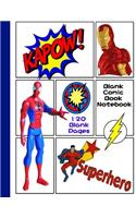Blank Comic Book Notebook