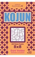 Sudoku Kojun - 200 Master Puzzles 8x8 (Volume 22)