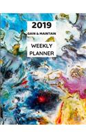 2019 Gain & Maintain Weekly Planner