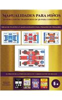 Ideas de plástica y manualidades para primero de primaria (19 vehículos de transporte en 3D para construir)