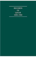 Records of Qatar 1820-1960 8 Volume Hardback Set Including Boxed Genealogical Tables and Maps