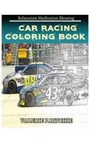 CAR RACING Coloring Books: For Adults and Teens Stress Relief Coloring Book: Sketch Coloringbook 40 Grayscale Images