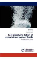 Fast dissolving tablet of levocetrizine hydrochloride