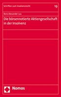 Die Borsennotierte Aktiengesellschaft in Der Insolvenz