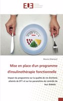 Mise en place d'un programme d'insulinothérapie fonctionnelle
