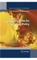 Complexity Hints for Economic Policy