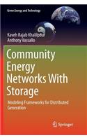 Community Energy Networks with Storage